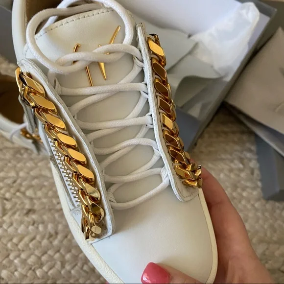 New Giuseppe Zanotti Frankie Chain Sneakers - Picture 7 of 9